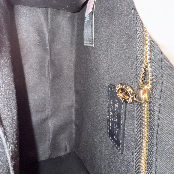 Valentino Orlandi Black Handbag with Gold Accents - Picture 6 of 9